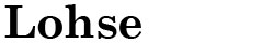 Lohse Logo