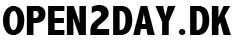 OPEN2DAY.DK APS 1 Logo