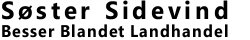Søster Sidevind - Besser Blandet Landhandel Logo