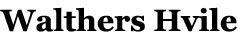 Walthers Hvile Logo